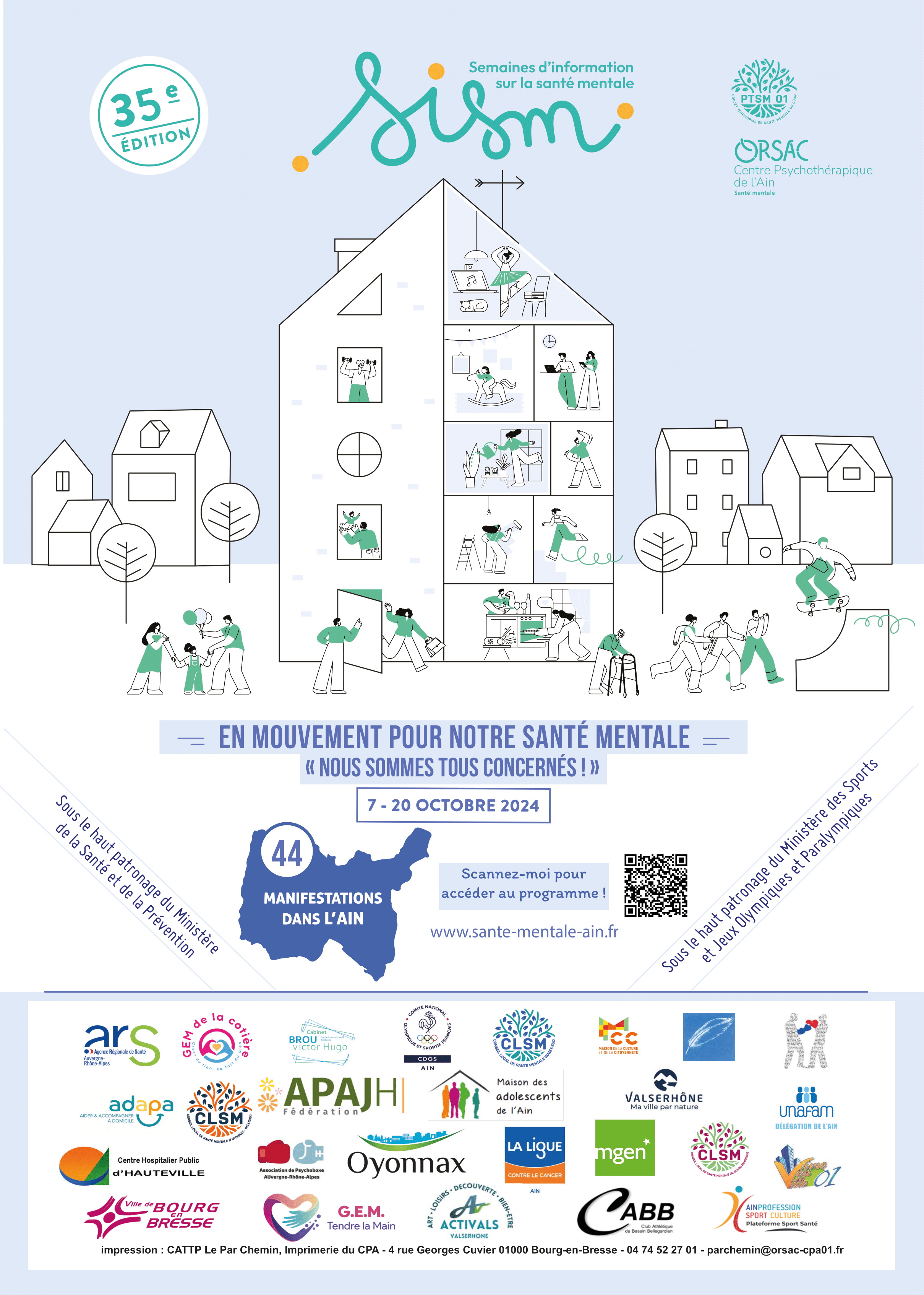 Programme des Semaines d’Information sur la Santé Mentale (SISM) 2024