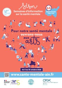 Couverture du programme des Semaines d'Information sur la Santé Mentale dans l'Ain SISM 2026