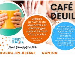 Café deuil dans l'Ain dates du 2ème trimestre 2026 sur Bourg-en-Bresse Nantua et Bresse-Vallons