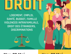 Journée nationale d'accès au droit Bourg logement emploi santé budget famille violences intrafamiliales droit des étrangers discriminations