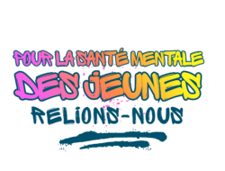 Logo pour la santé mentale des jeunes, relions-nous