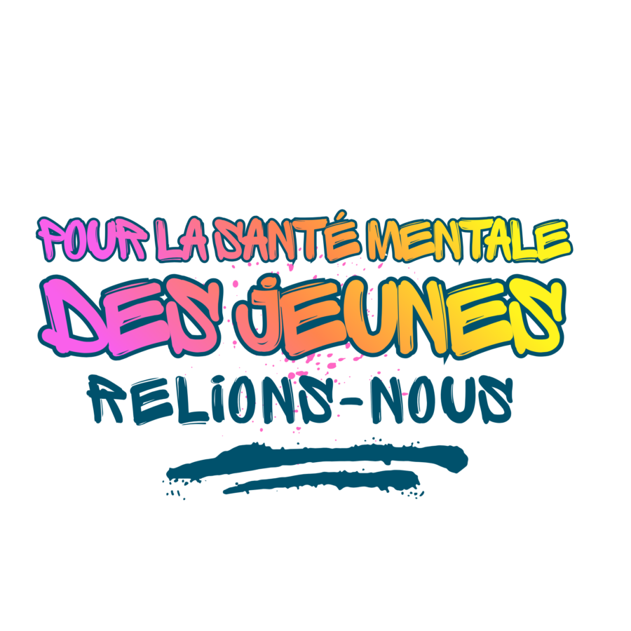 Logo pour la santé mentale des jeunes, relions-nous