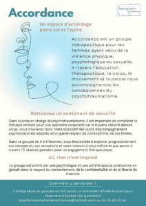Flyer Accordance le 7 octobre 2026 à Bourg-en-Bresse dans le cadre des Semaines d'Information sur la Santé Mentale 2026 dans l'Ain
